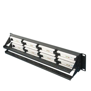 24/48 Ports UTP 1U/2U and 19'' installation Network Patch Panel