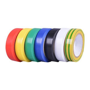 Custom Printed PVC Electrical Tape Flame Retardant Insulation Vinyl Tape OEM Color Logo Available High Temperature Resistant