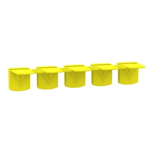 For Acti 9 PVC Low Voltage Cable End Caps Set of 20 Tooth Caps