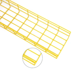 Cable Tray Metal Galvanized Outdoor Standard Wiring Works Heavy Duty Electrical Wire Mesh Cable Tray