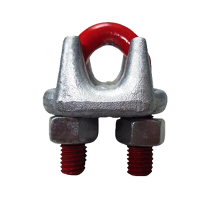 YJC DIN741 Heavy Duty Forged Steel Wire Rope Clip Industrial Cable Clamp for Rigging Hoisting and Lifting