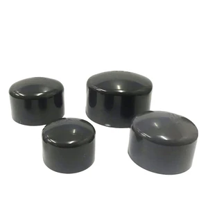 Industrial Casting High Pressure Black PVC/Nylon Flange Connection Waterproof Chemical Resistant Pipe Plugs End Caps