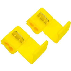 50pcs Fast Wire Connector Cable Crimp Terminal 0.75-2.5 Flat Blue Cable Connector Terminals Electrician Accessories Faston