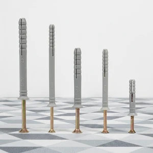 Plastic Expansion Screw Nail Frame Anchor Nylon Frame Fixing Drywall Anchors With Screw