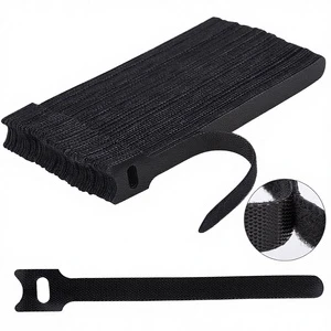 Reusable Adjustable Cable Ties Cord Straps Wire Organizer Cord Wrap Hook Loop Cable Management