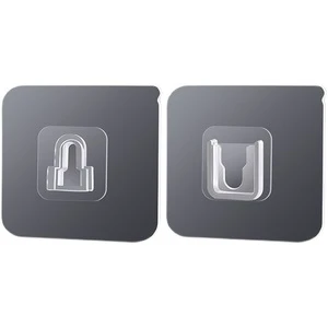 Heavy Duty Snap Lock Adhesive Wall Bracket Punch-Free Damage-Free Holder For Router Plug Board Cord Storage Home Organizer