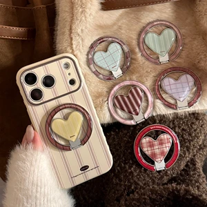 OEM New Anti-Fall Magnetic Phone Holder Wireless Charging Dustproof Portable for for Compatible Flexible Design Girl Style