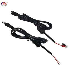 Customized 5.5*2.1mm 5.5*2.5mm DC Male or Female Barrel Plug Connector Extension Socket Power Cable for CCTV LED Strips