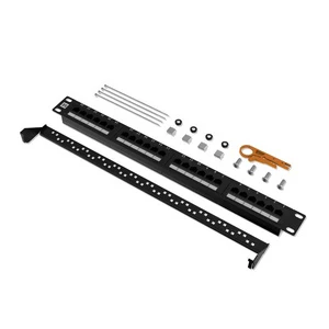 Factory Price Network Cabling System 24ports 48 Ports Cat5e Cat6 Patch Panel