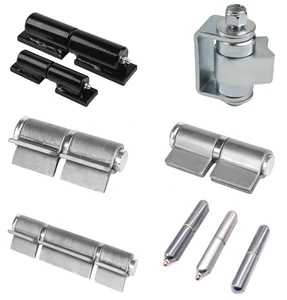 Ball Bearing Steel Body Aluminum Body Welding Hinge With U Bush Bracket For Swing Gate