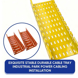 Economic Perforated Cable Tray Multiple Colors Customizable Multiple Materials Optional Competitive Wholesale Price for Factory