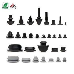 Customizable Silicone Rubber Plugs Various Sizes of Nitrile/EPDM Caps Silicone Rubber End Caps