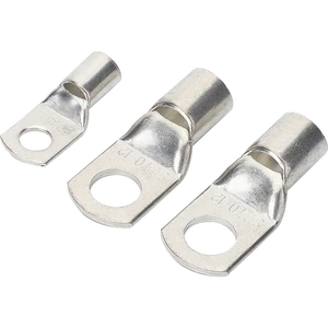 Marine Grade Tined Copper Wire Lugs Battery Cable Ends Heavy Duty Cable Lugs Bare Eyelets Tubular Ring Terminals Cable Lug