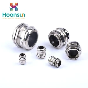 M10 Stainless Steel Wire Rope Connector IP68 Cord Grips And Strain Relief Fittings Brass Material For Cable Glands