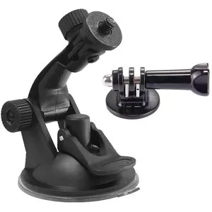 Walkie - Talkie Vehicle Mount, Bend - Adjustable Walkie - Talkie Bracket, Suction Cup with Adhesive at the Bottom