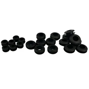 Available in Multiple Specifications, Silicone Rubber Clamp-O Ring Hole Plug End Cap Stopper Wire and Cable Wiring protection