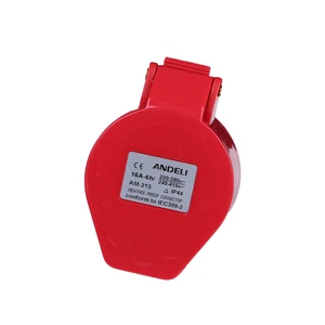 AM-215 32A 3P IP44 Indoor/Outdoor Dustproof Waterproof Industrial Connectors With 15A 10A 50A 20A 40A Rated Currents IP67 Level