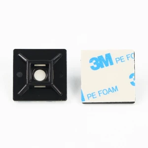 SZS High Quality Self-Adhesive Nylon Cable Tie Holder TM 20 Model Zhejiang Industrial Household Use Wire Fixing Mounts