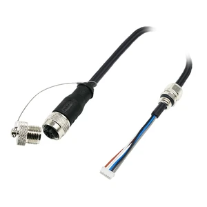 5-Socket M12 Female to Molex IP67 Waterproof Connector Cable with PVC Insulation