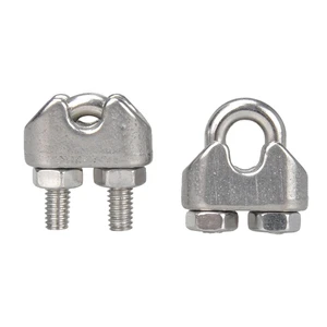 Factory Price Wire Rope Clamp U-Bolt Saddle Fasteners 1/8