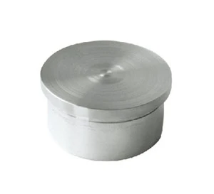 Stainless Steel 304/316 Round Tube Knock-in End Cap for Handrail Balustrade Cable Railing Systems