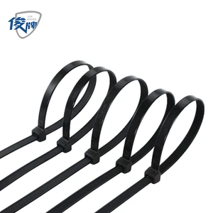 JUNPAI Self-locking Nylon Industrial Cable Ties High/Low Temp Resistant Eco-friendly UV PA66 200mm 3.6mm Heavy-Duty Cables