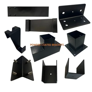 Custom Powder Coated Stainless Steel Angle Bracket L& U Type Wood Furniture Wall Mount Sheet Metal Fabrication