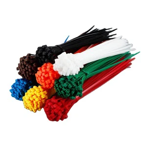 Factory-Sold Self-Locking Magic Plastic Cable Tie Clips Soft Nylon 66 with Stainless Steel Secure Fastening