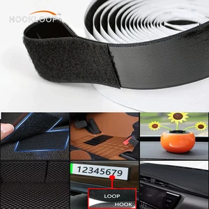 5m Cut-to-Length Hook Loop Adhesive Hook and Loop Roll Heavy Duty Mounting Strip for Curtain, Automotive & Industrial Use