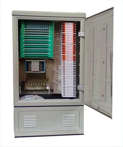 Custom Design Stainless Steel POE/GSM/GPRS/TCP Integrated Outdoor Fiber Optic Distribution Cabinet Patch Panel