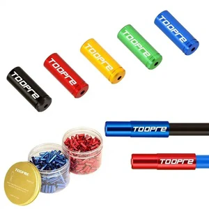 Wholesale Cheap Mountain Road Bike Shift Brake Cable Ends Line Cap Wire Tube Plugs Aluminum Alloy 4mm 5mm MTB Bicycle Cable Cap