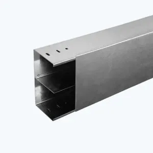 Reinforced Hot Dipped Galvanized Steel Cable Tray Fireproof and Sturdy Channel Cable Tray