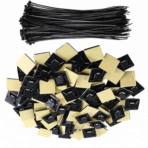 Adhesive Cable Tie Mount Base Holders