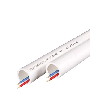 High Quality Flexible PVC Electrical Conduit Pipes 1/2inch 3/4 Inch 1inch Wire Cable Protection Conduits