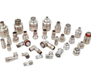 N Type Right Angle Connector for 1/2 Super Flexible Cable Copper Planting Silvery Material CE Certified Cheap Price