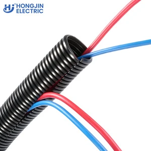 Split Flexible Conduit Custom Colors AD15.8-AD25 PA Nylon Corrugated Tube Waterproof Fireproof IP68 Rated CE Certified