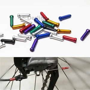 Aluminum Alloy Colorful Bicycle Brake Wire Core Cap for Protecting Shift Brake Cables Bicycle Spare Parts