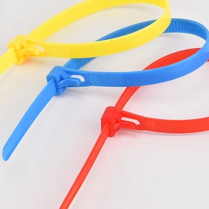 Small Plastic Cable Ties Durable Tie Wraps Anti-aging Plastic Reusable Cable Ties