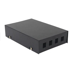 Bolein Small Scale SC 4 Ports and LC 8 Ports FTTH Optic Fiber Cable Patch Panel Mini 1U UPC Fixed ODF Terminal Box