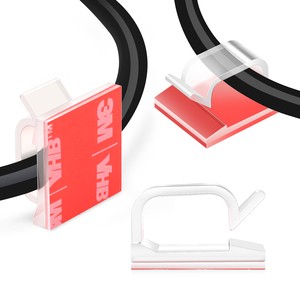 Customized Logo Cable Management Clips Mini Portable Car Table Cable Management Holder Cable Clips Holder Clips