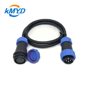 SP Series IP68 Waterproof Connector Brass Male Female Custom Cable Assembly For Outdoor Industrial Equipment Power Transmission