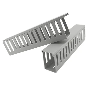 Customizable PVC Network Cable Trunking Clear Cover White Electrical Cable Tray OEM