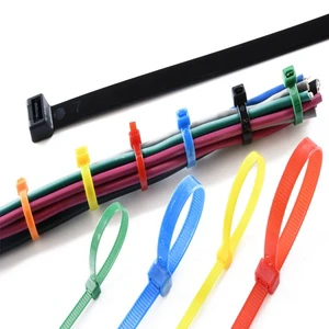 Factory Supply Heavy Duty Plastic Nylon Cable Ties Free Sample Cable Tie