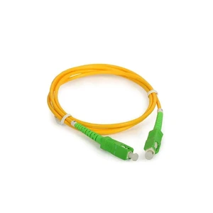 OEM ODM SC APC Single Mode Simplex Fiber Optic Patch Cord Sc To Sc Patch Cord Fiber Optic 3mm 9/125 Optic Patch Cord 2M 5M