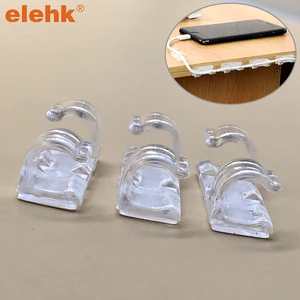 ELEHK Wholesale Acrylic Self-Adhesive Solar Cable Clip Black White Transparent Wire Clamp Multipurpose Management Tool