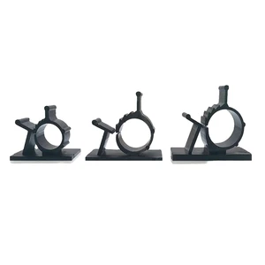 Adjustable Cable Tie Mounts Fixing Cable Clips Self-Adhesive Cable Holder Wire Organizer Cable Tie Mounting Base Cable Clamp