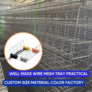 Sturdy Durable Wire Mesh Cable Tray Factory Direct Sale Wholesale Price For All Kinds Of Commercial Building Projects