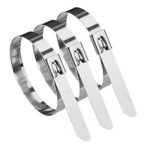 Multi Size 304 Stainless Steel Cable Ties Heavy Duty Metal Tie Wraps for Wire Bundling