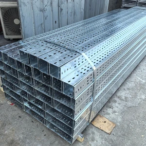 Fire Resistant Perforated Cable Tray Perforated Type Cable Tray With Accessories