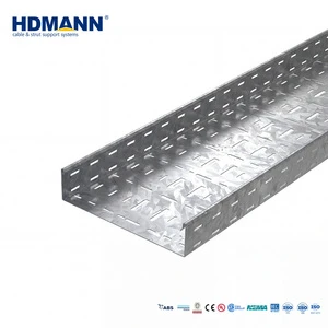 Hdmann CE Certificated Custom Size Outdoor Cable Management Perforated Galvanized Iron Gi Electric Cable Tray